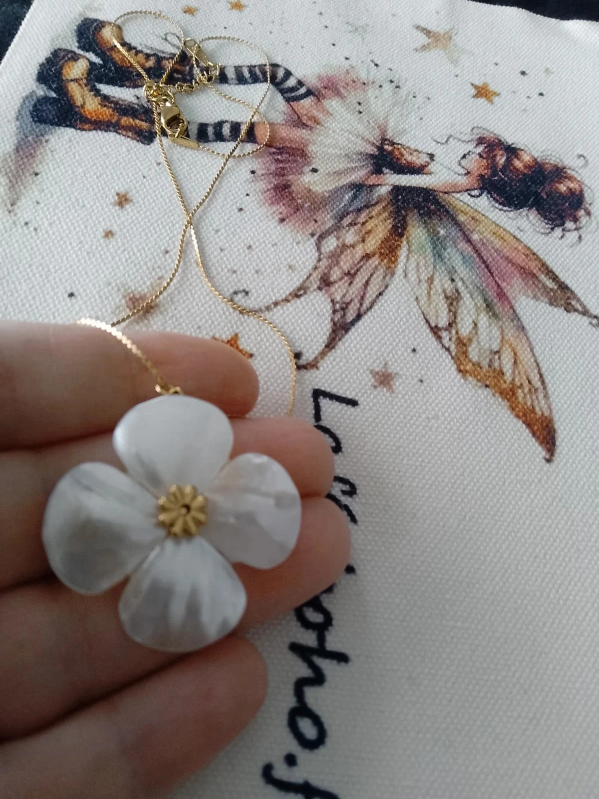 Collier bohème fleur pétales de n'acre – photo 2